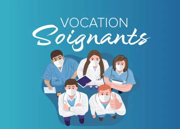 Vocation Soignants, le podcast qui va à la rencontre des professionnels de santé.
