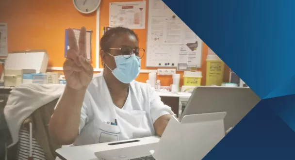 Photo de Michelle Euphrosine, aide-soignante en chirurgie
